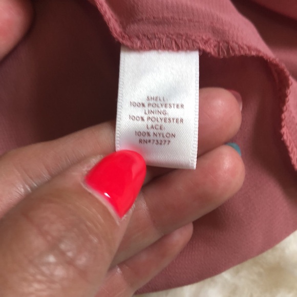 LAUREN CONRAD Bell sleeve lace back top size L - Picture 11 of 13